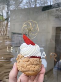 Choux fraise/chantilly