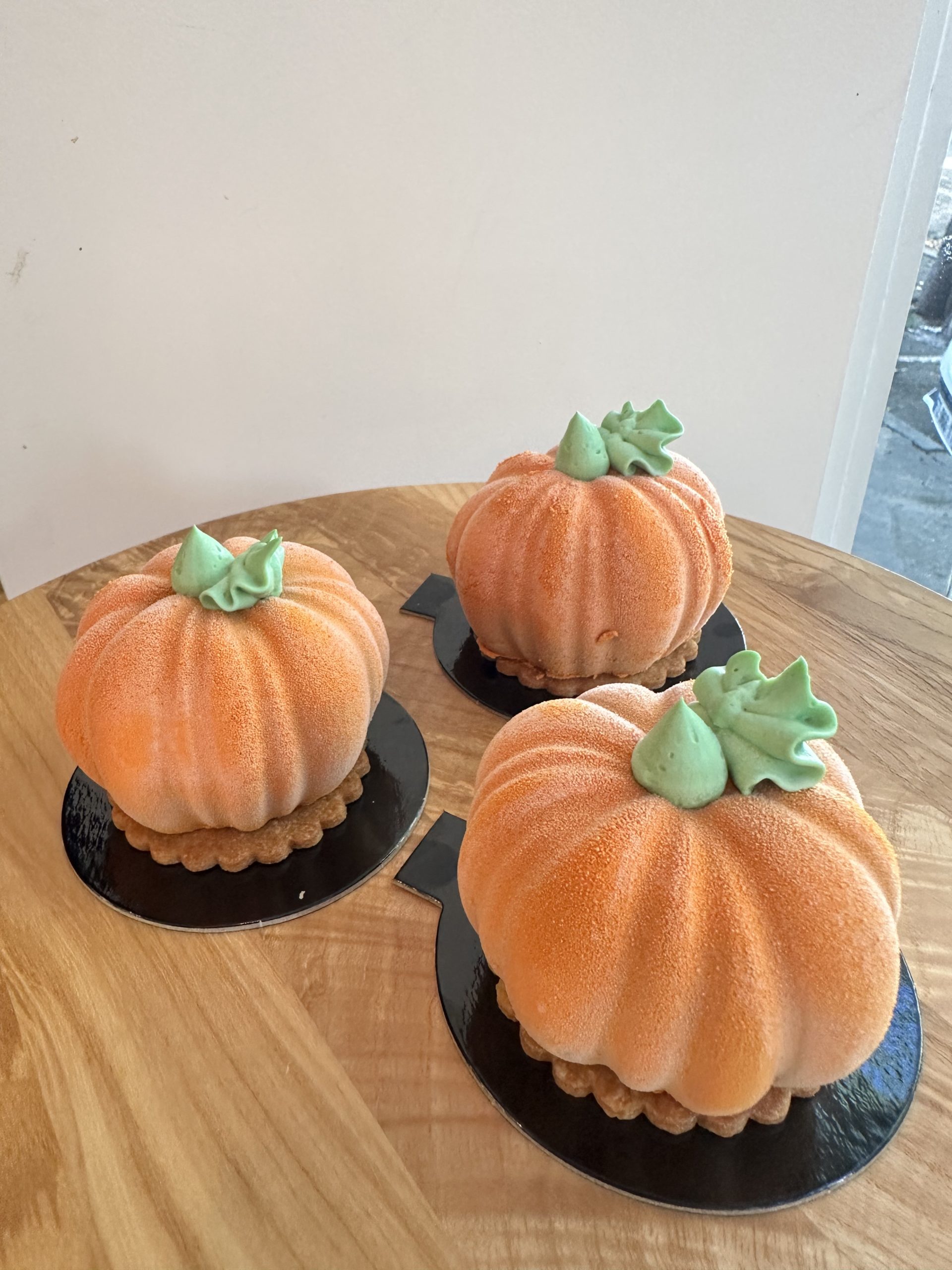 Entremets trompe l'oeil Citrouille